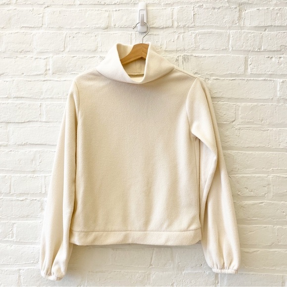 Dudley StephensFleece Funnel Neck Turtleneck Sweater...